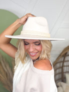 Intricate Braided Band Fedora Hat-330 Headwear-Fame Accessories-Heathered Boho Boutique, Women's Fashion and Accessories in Palmetto, FL
