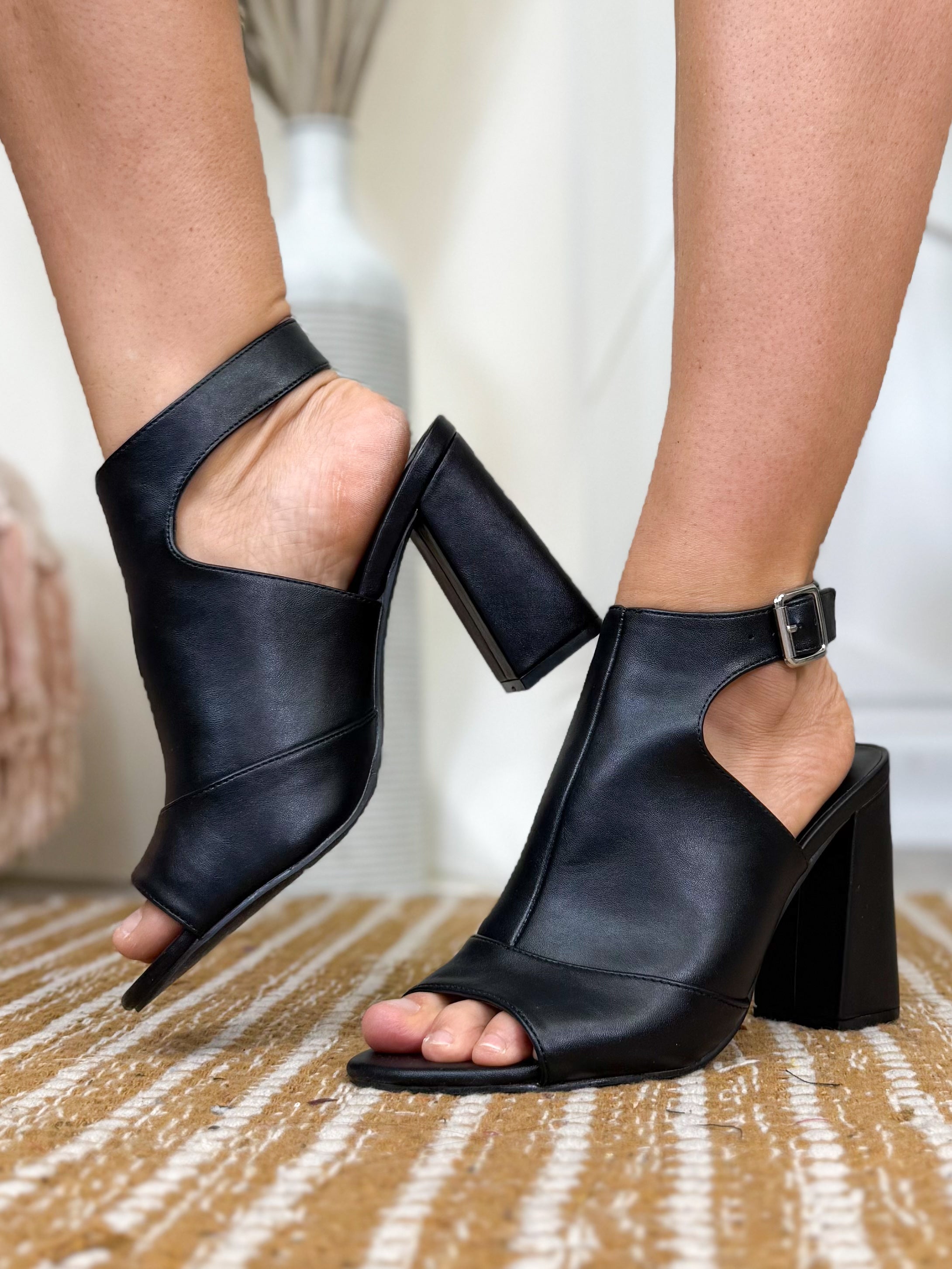 Nider Heels - Black-350 SHOES-JP Orginal-Heathered Boho Boutique, Women's Fashion and Accessories in Palmetto, FL