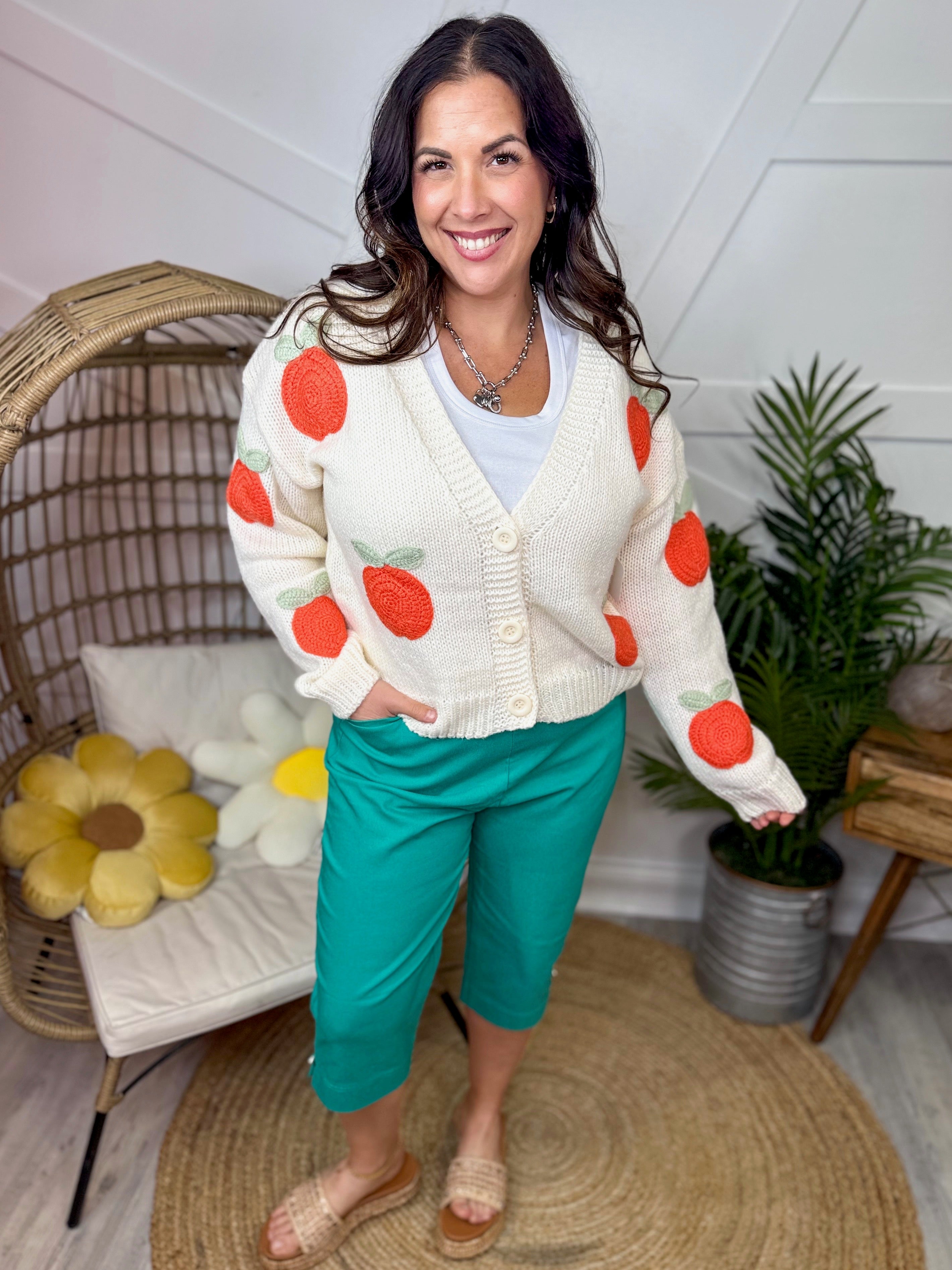 Fun in the Sun Capri-150 PANTS-DEAR SCARLETT-Heathered Boho Boutique, Women's Fashion and Accessories in Palmetto, FL