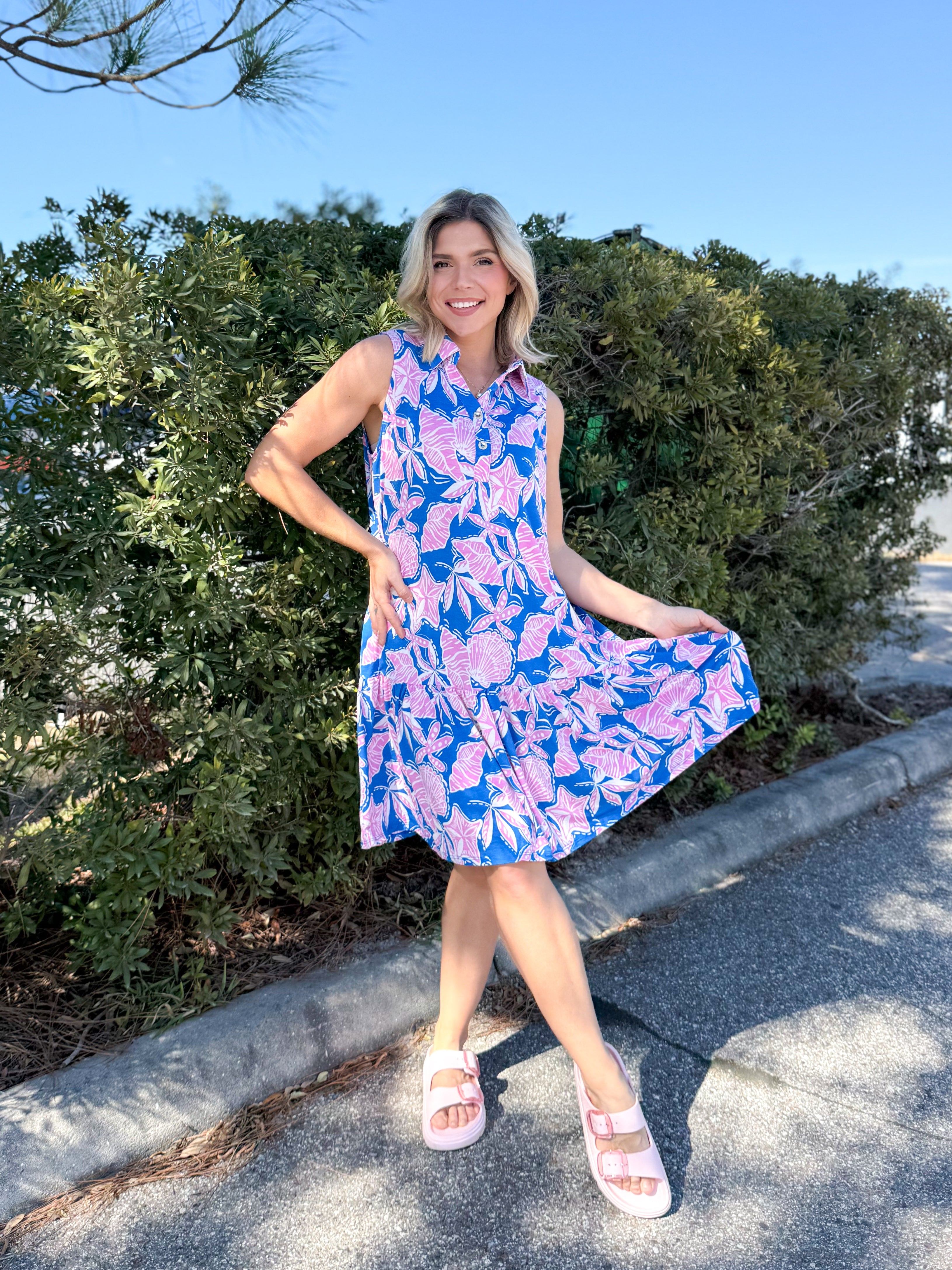 Coral Sands Dress-230 DRESSES/JUMPSUITS/ROMPERS-DEAR SCARLETT-Heathered Boho Boutique, Women's Fashion and Accessories in Palmetto, FL