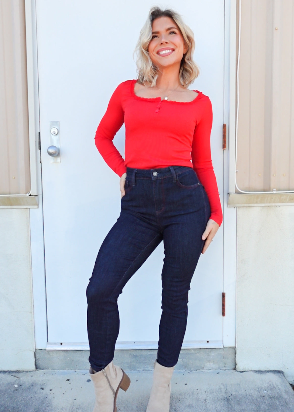 Doorbuster: Romanticize Skinny Jeans by Judy Blue-190 Jeans-Judy Blue-Heathered Boho Boutique, Women's Fashion and Accessories in Palmetto, FL
