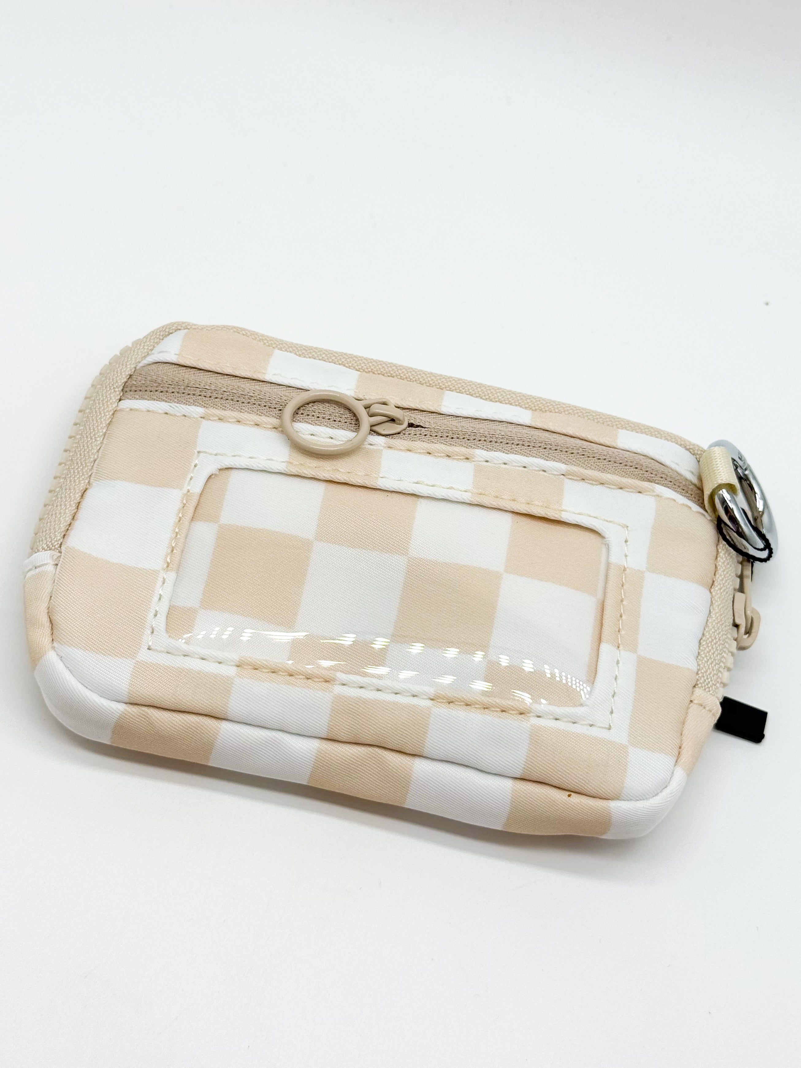 DOORBUSTER: Checkered Print Wristlet-320 Bags-Heathered Boho-Heathered Boho Boutique, Women's Fashion and Accessories in Palmetto, FL