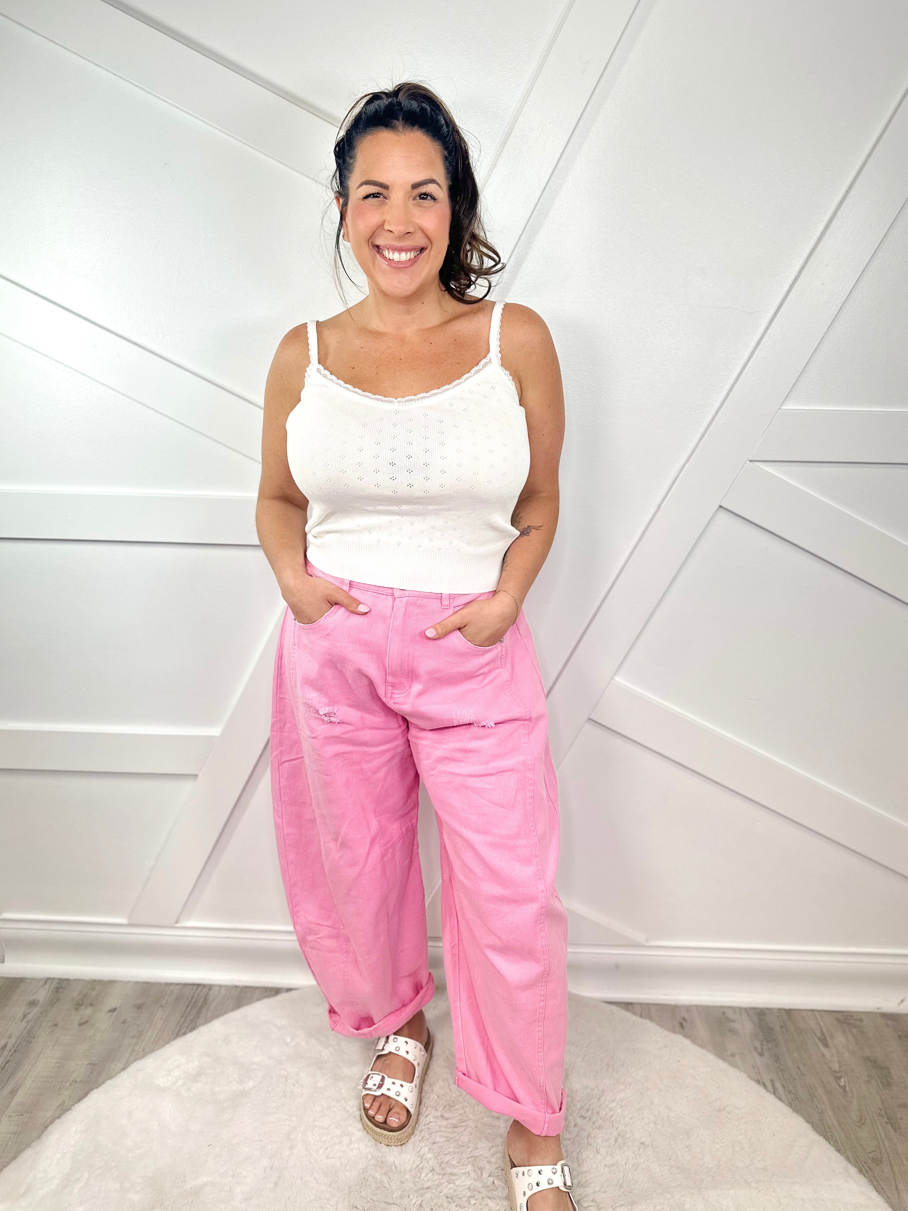 Restock: Show Me How Pants-150 PANTS-ODDI-Heathered Boho Boutique, Women's Fashion and Accessories in Palmetto, FL