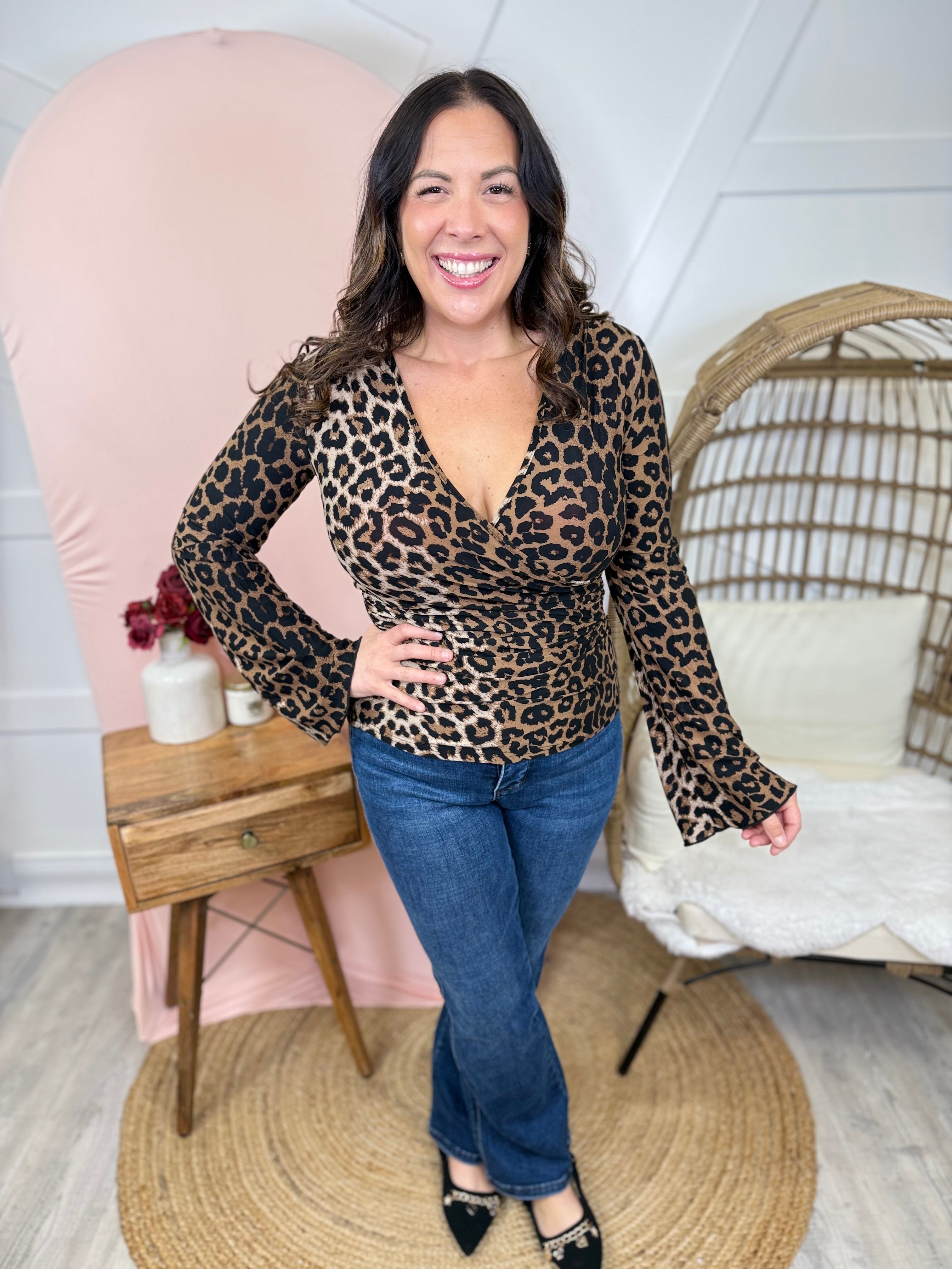 Ladies Wild Night Out Top-120 Long Sleeve Tops-Heathered Boho-Heathered Boho Boutique, Women's Fashion and Accessories in Palmetto, FL