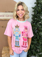 Nutcracker Vibes Sequin Embroidered Tee-130 Graphic Tees-JESS LEA-Heathered Boho Boutique, Women's Fashion and Accessories in Palmetto, FL