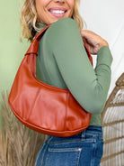 Faux Leather Round Multi Panel Hand Bag-320 Bags-Fame Accessories-Heathered Boho Boutique, Women's Fashion and Accessories in Palmetto, FL