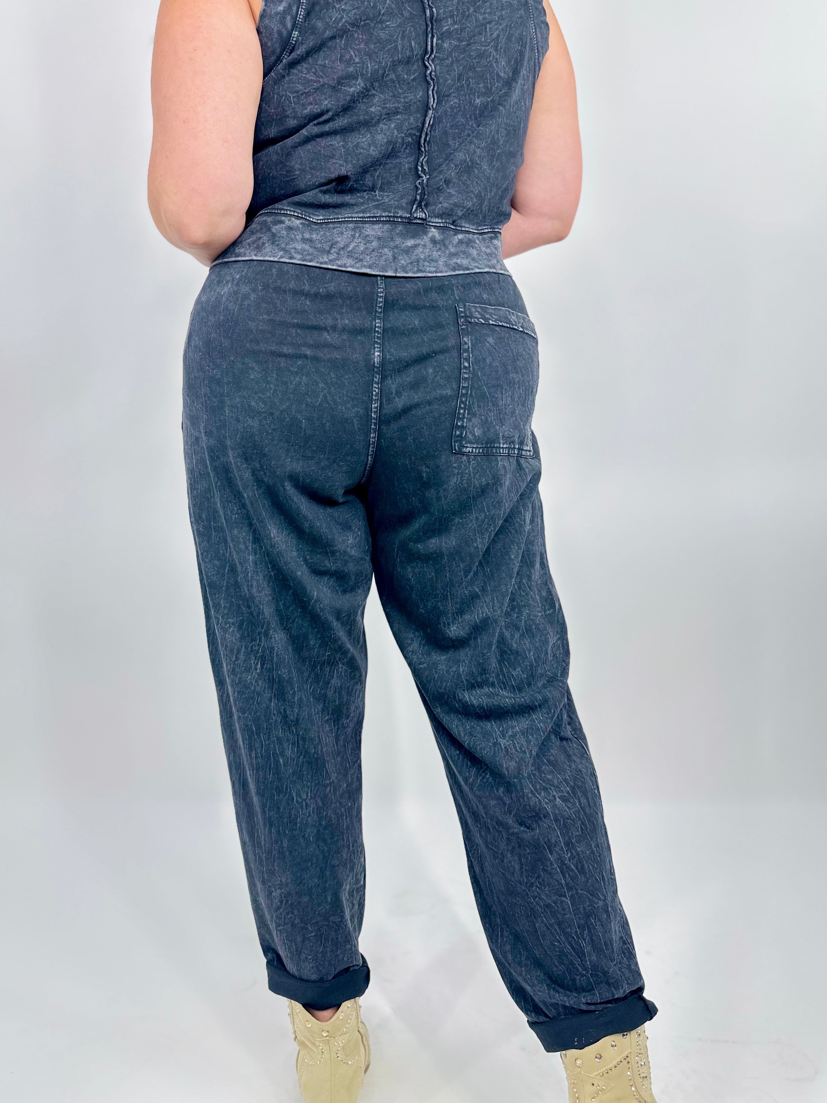 RESTOCK : Game Time Cotton Joggers-150 PANTS-Rae Mode-Heathered Boho Boutique, Women's Fashion and Accessories in Palmetto, FL