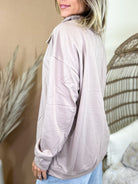Easy Does It Half Pullover-125 SWEATER-Lovesoft-Heathered Boho Boutique, Women's Fashion and Accessories in Palmetto, FL