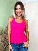 The Chrissy Tank Top-100 TANK/CROP TOPS-ZENANA-Heathered Boho Boutique, Women's Fashion and Accessories in Palmetto, FL