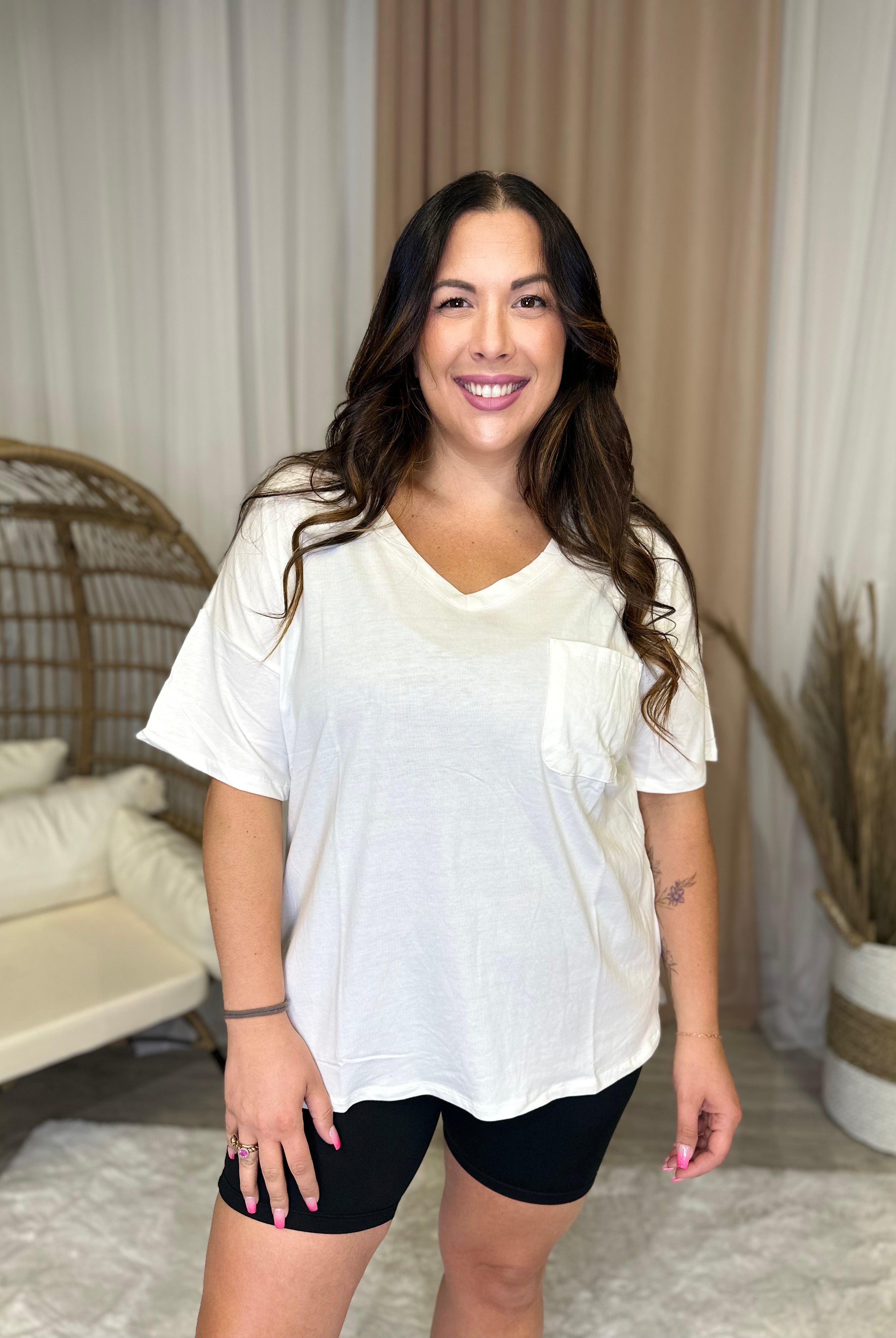 Crafted Magic Top-110 Short Sleeve Top-Culture Code-Heathered Boho Boutique, Women's Fashion and Accessories in Palmetto, FL