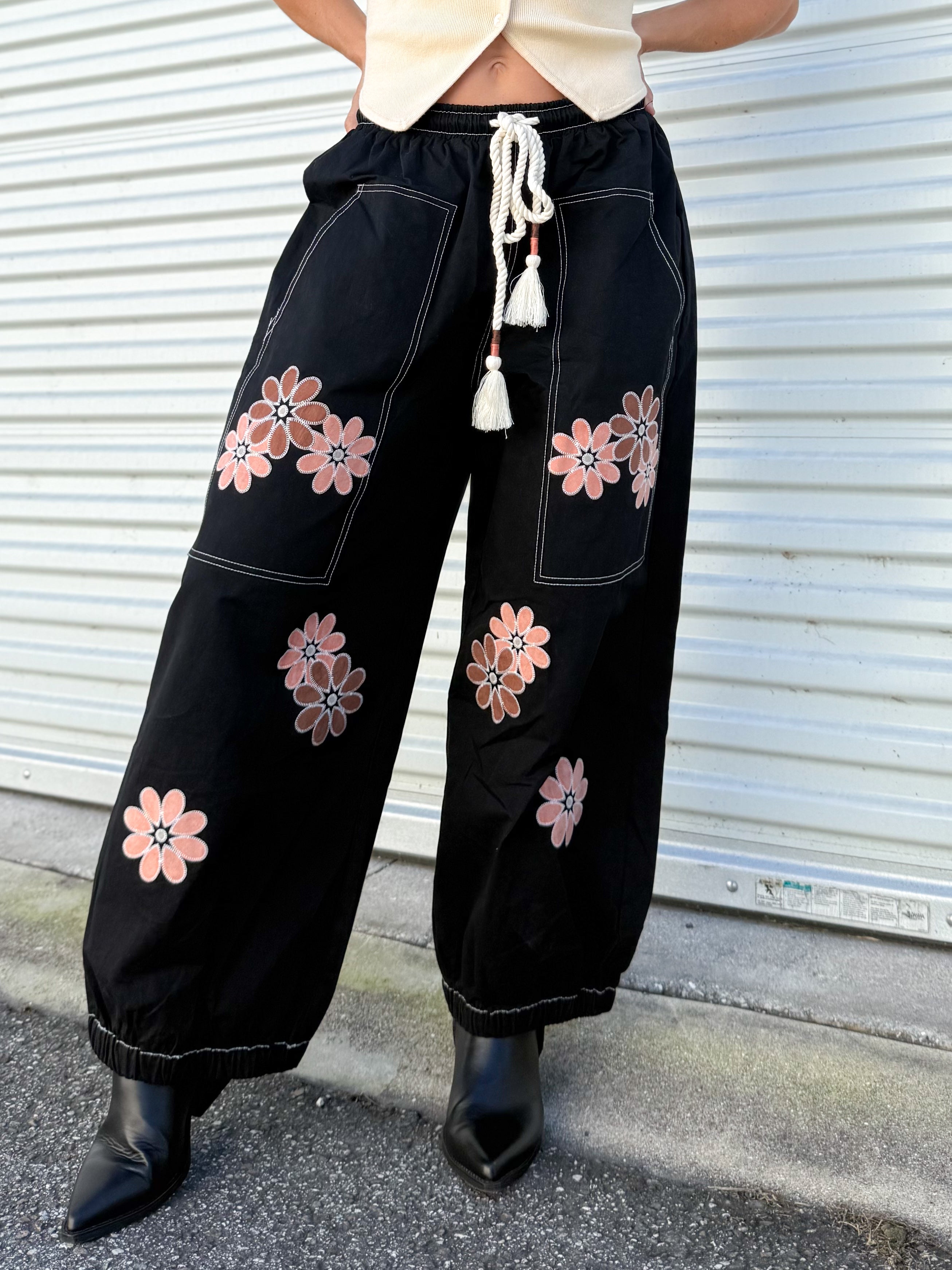 Fancy Nancy Pants-150 PANTS-ODDI-Heathered Boho Boutique, Women's Fashion and Accessories in Palmetto, FL