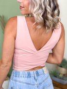 Sienna Wrap Crop Top-100 TANK/CROP TOPS-ODDI-Heathered Boho Boutique, Women's Fashion and Accessories in Palmetto, FL