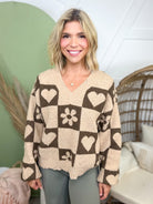 Love Love Love Sweater-125 Sweater-Pol-Heathered Boho Boutique, Women's Fashion and Accessories in Palmetto, FL