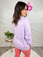 Glitter Shamrock Graphic Long Sleeve - Orchid-130 Graphic Tees-Heathered Boho-Heathered Boho Boutique, Women's Fashion and Accessories in Palmetto, FL