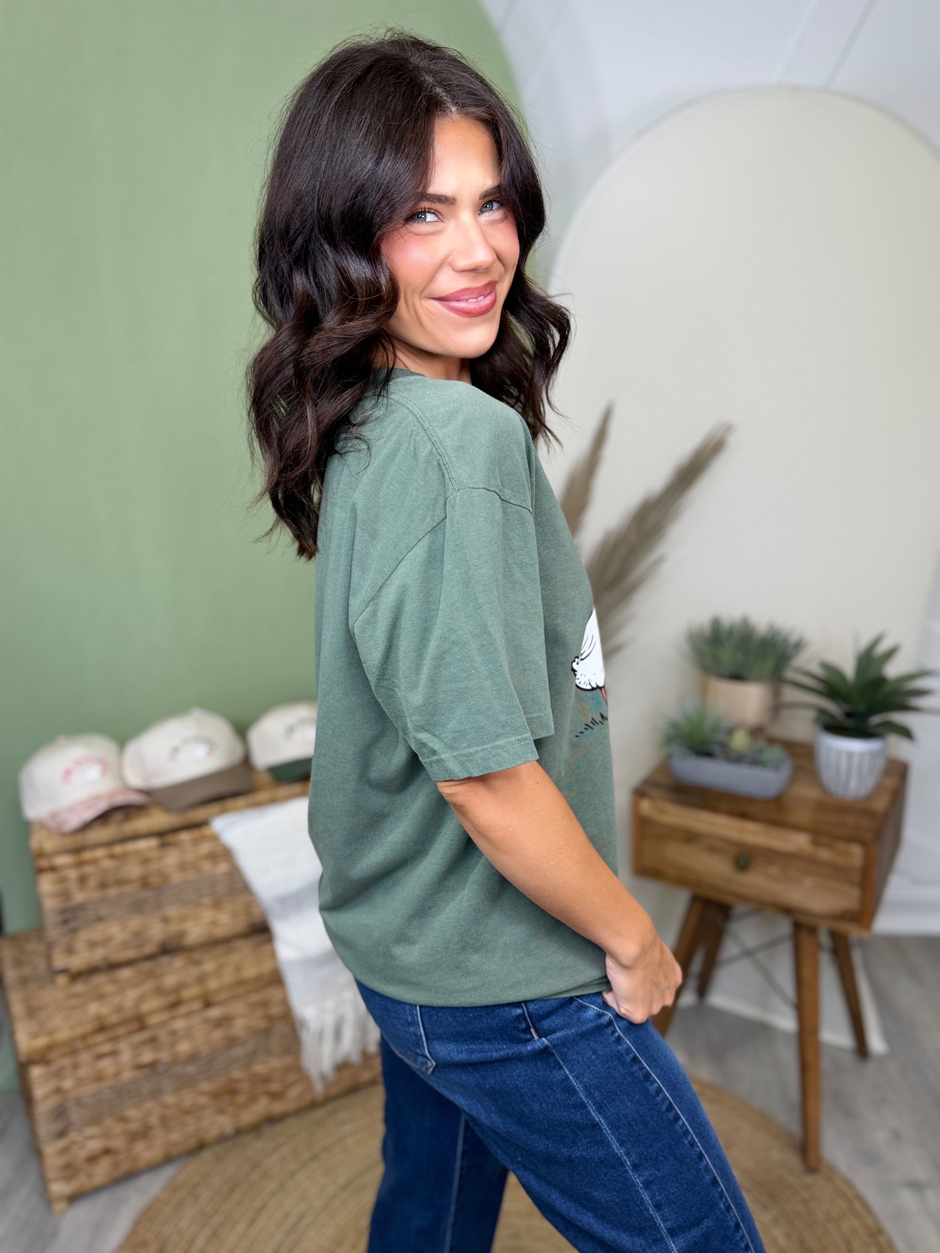 Silly Goose Club 2 Graphic Tee-130 Graphic Tees-Heathered Boho-Heathered Boho Boutique, Women's Fashion and Accessories in Palmetto, FL