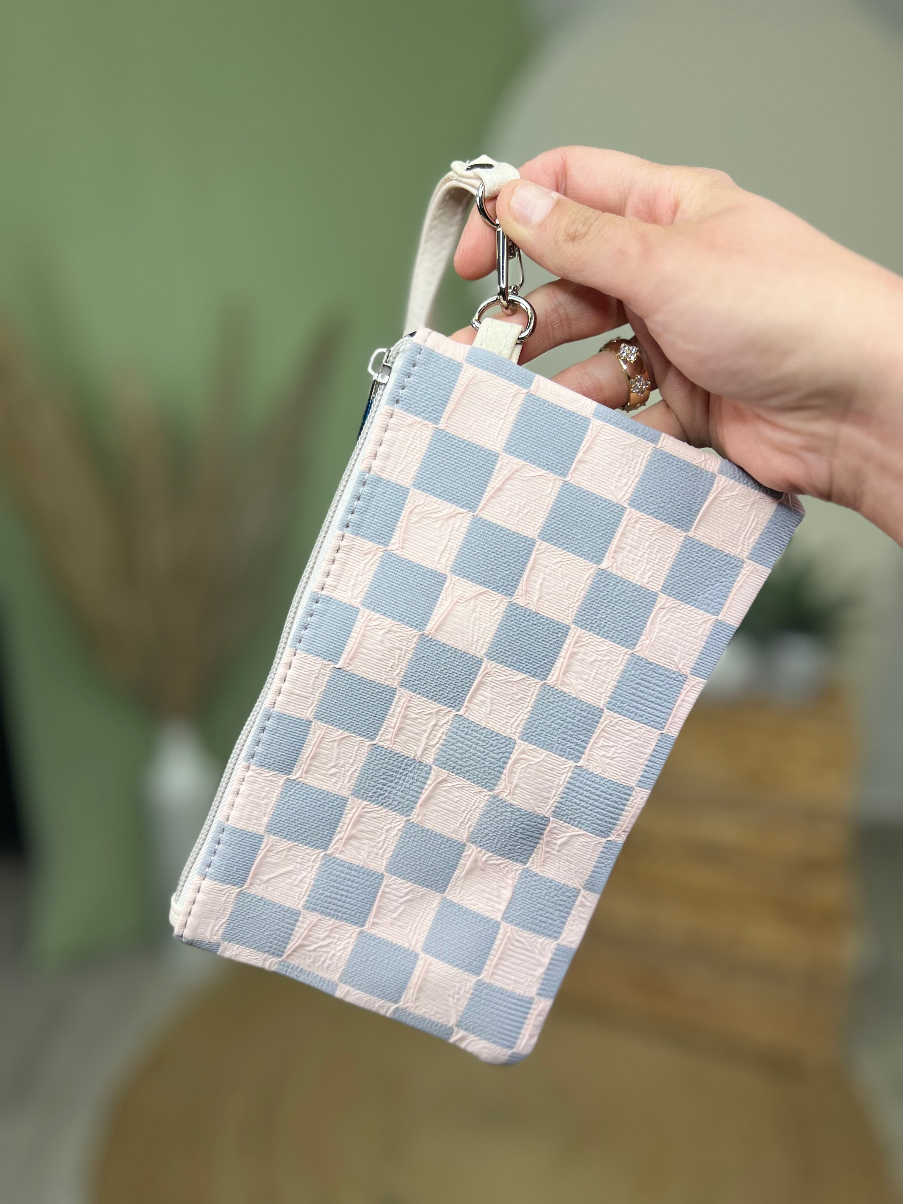 Wristlet Pouch Bag-320 Bags-Clovered Accessories-Heathered Boho Boutique, Women's Fashion and Accessories in Palmetto, FL