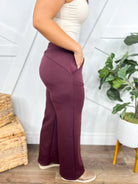 Resort Pants - Wine-150 PANTS-DEAR SCARLETT-Heathered Boho Boutique, Women's Fashion and Accessories in Palmetto, FL