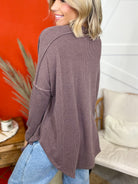 First Chill Top-120 LONG SLEEVE TOPS-Heimish-Heathered Boho Boutique, Women's Fashion and Accessories in Palmetto, FL