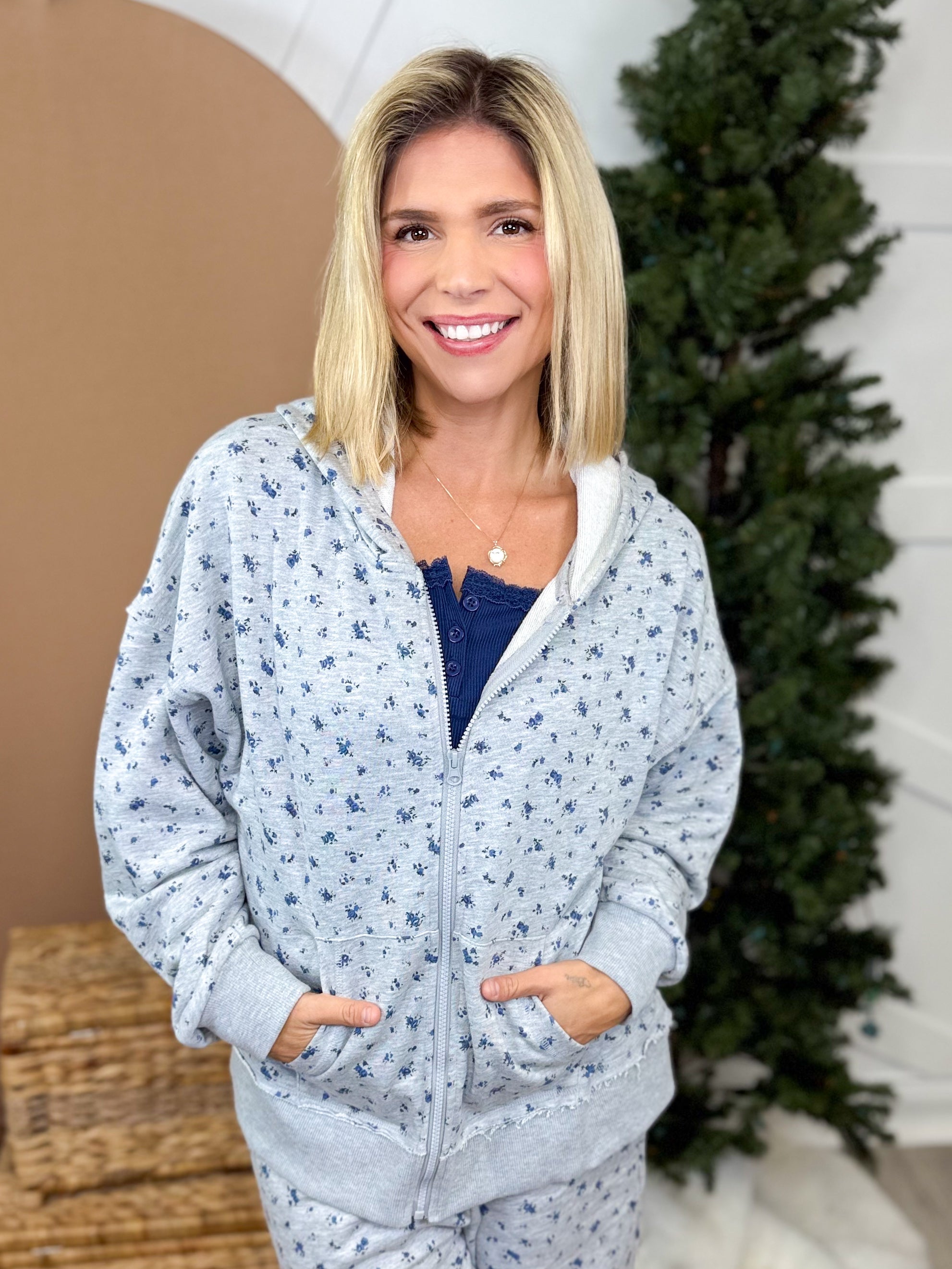 Finish Strong Hoodie-210 HOODIES-VERY J-Heathered Boho Boutique, Women's Fashion and Accessories in Palmetto, FL