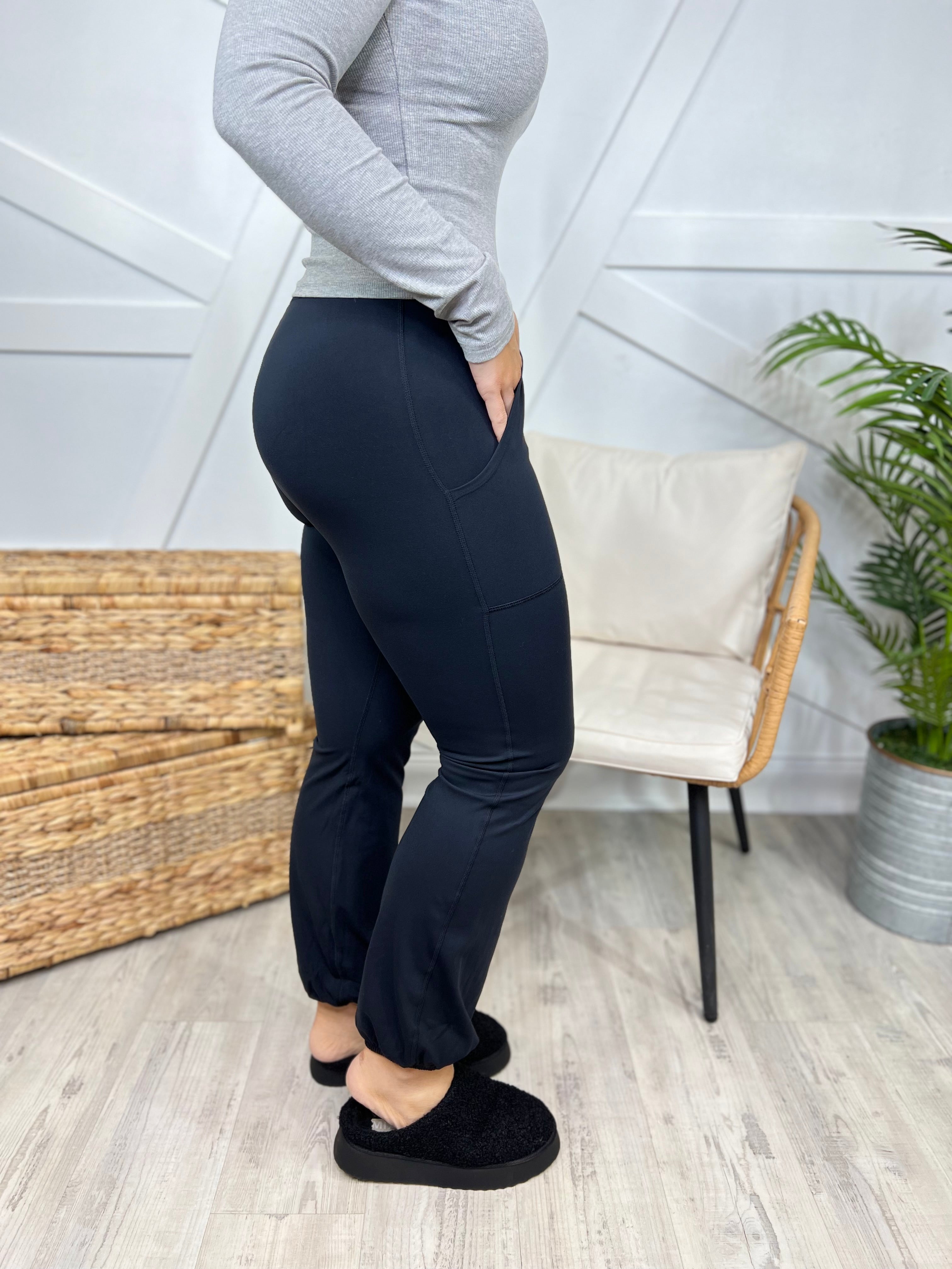 Venice Yoga Pants-150 PANTS-Mono B-Heathered Boho Boutique, Women's Fashion and Accessories in Palmetto, FL