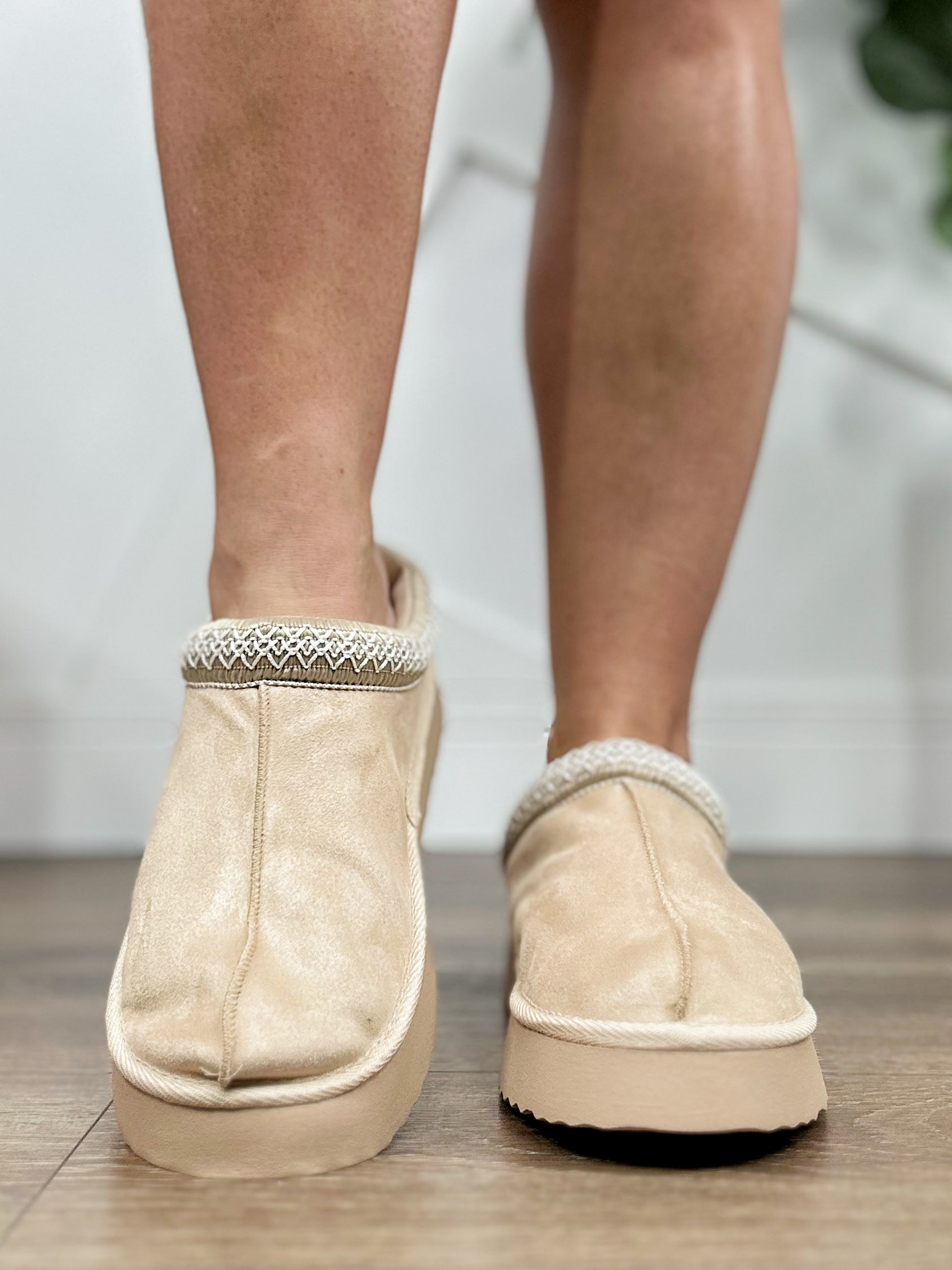 Yndigo Slippers - Beige-350 Shoes-Mia Shoes-Heathered Boho Boutique, Women's Fashion and Accessories in Palmetto, FL