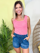 Laid Back Denim Shorts By Judy Blue-160 SHORTS-JUDY BLUE-Heathered Boho Boutique, Women's Fashion and Accessories in Palmetto, FL