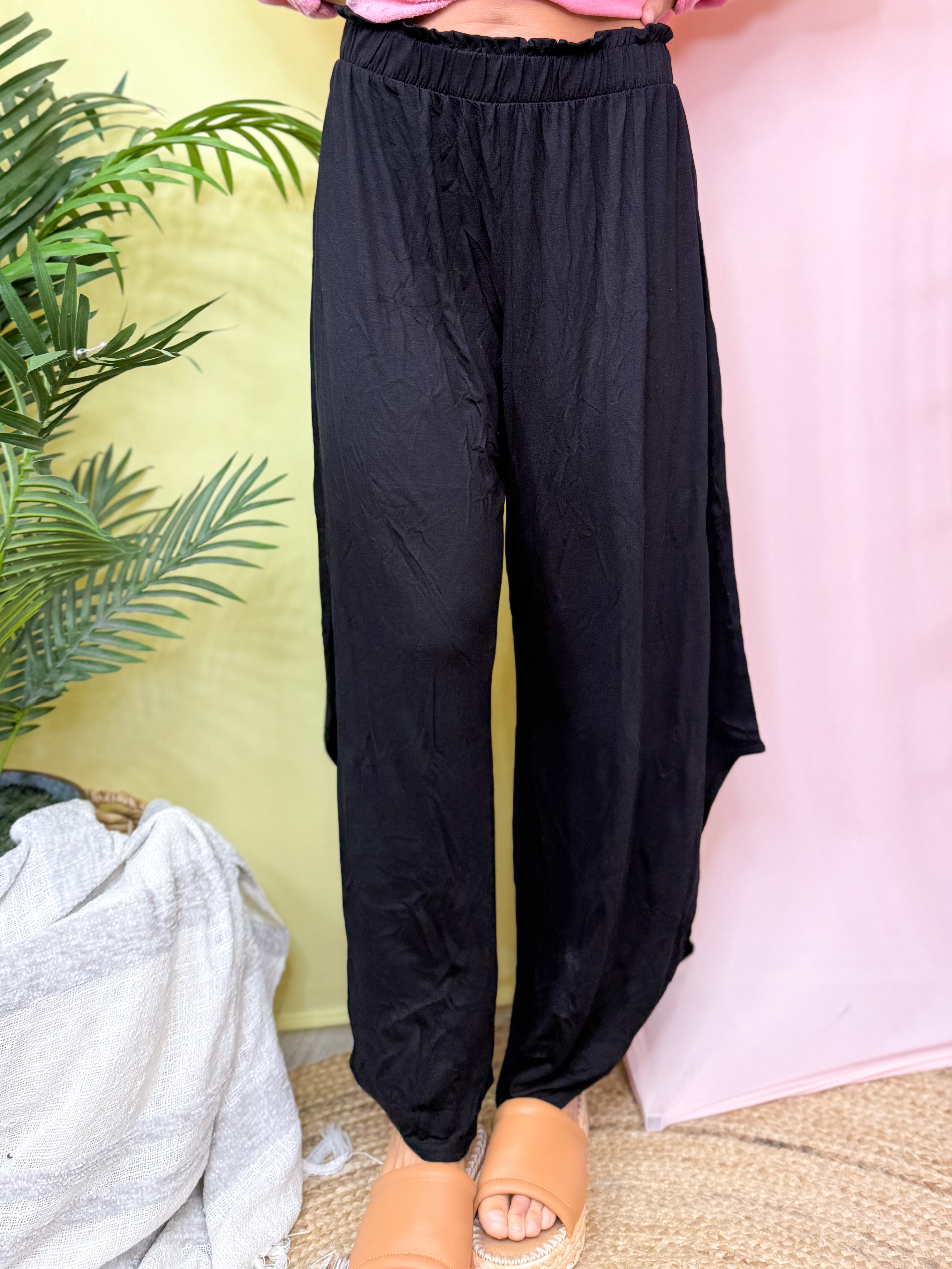 Flow With Me Palazzo Pants-150 PANTS-HEIMISH-Heathered Boho Boutique, Women's Fashion and Accessories in Palmetto, FL