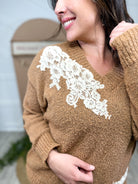 Visionary Sweater-125 SWEATER-J.NNA-Heathered Boho Boutique, Women's Fashion and Accessories in Palmetto, FL