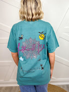 Custom HB Halloween 2025 Graphic Tee-Emerald-130 Graphic Tees-Heathered Boho-Heathered Boho Boutique, Women's Fashion and Accessories in Palmetto, FL