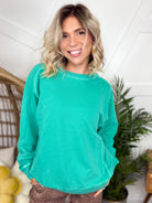 Lived In Layer Pullover-120 LONG SLEEVE TOPS-ZENANA-Heathered Boho Boutique, Women's Fashion and Accessories in Palmetto, FL
