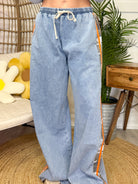 Disguised Wide Leg Pants-190 JEANS-JADE BY JANE-Heathered Boho Boutique, Women's Fashion and Accessories in Palmetto, FL