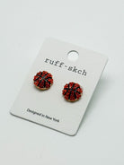 Basketball Earrings-310 Jewelry-Rough Sketch-Heathered Boho Boutique, Women's Fashion and Accessories in Palmetto, FL