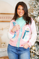 Frosty Cardigan-220 Cardigans/ Kimonos-Southern Grace-Heathered Boho Boutique, Women's Fashion and Accessories in Palmetto, FL