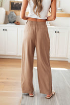 Business Meeting Wide Leg Pants-Bottoms-Ave Shops-Heathered Boho Boutique, Women's Fashion and Accessories in Palmetto, FL