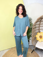 Luxe Lounge Set-240 ACTIVEWEAR/SETS-ZENANA-Heathered Boho Boutique, Women's Fashion and Accessories in Palmetto, FL