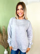 Restock: Picked Just for You Pullover-120 LONG SLEEVE TOPS-ZENANA-Heathered Boho Boutique, Women's Fashion and Accessories in Palmetto, FL
