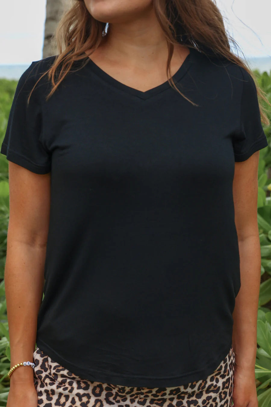 PREORDER: Jess Lea Basic Tee- Black-400 Takeover/Pre-Order-Jess Lea-Heathered Boho Boutique, Women's Fashion and Accessories in Palmetto, FL