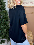 Merrier with a Martini Sequin Embroidered Tee-130 Graphic Tees-JESS LEA-Heathered Boho Boutique, Women's Fashion and Accessories in Palmetto, FL