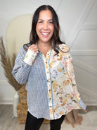 In My Floral Era Top-120 LONG SLEEVE TOPS-SEW IN LOVE-Heathered Boho Boutique, Women's Fashion and Accessories in Palmetto, FL
