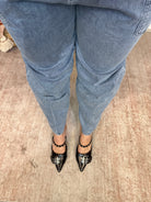 Uptown Girl Wide Leg Jeans-190 JEANS-SEW IN LOVE-Heathered Boho Boutique, Women's Fashion and Accessories in Palmetto, FL