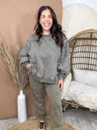 Restock: Easy Does It Joggers-150 PANTS-ZENANA-Heathered Boho Boutique, Women's Fashion and Accessories in Palmetto, FL