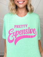 Pretty Expensive Graphic Tee - Island Reef-130 Graphic Tees-Heathered Boho-Heathered Boho Boutique, Women's Fashion and Accessories in Palmetto, FL