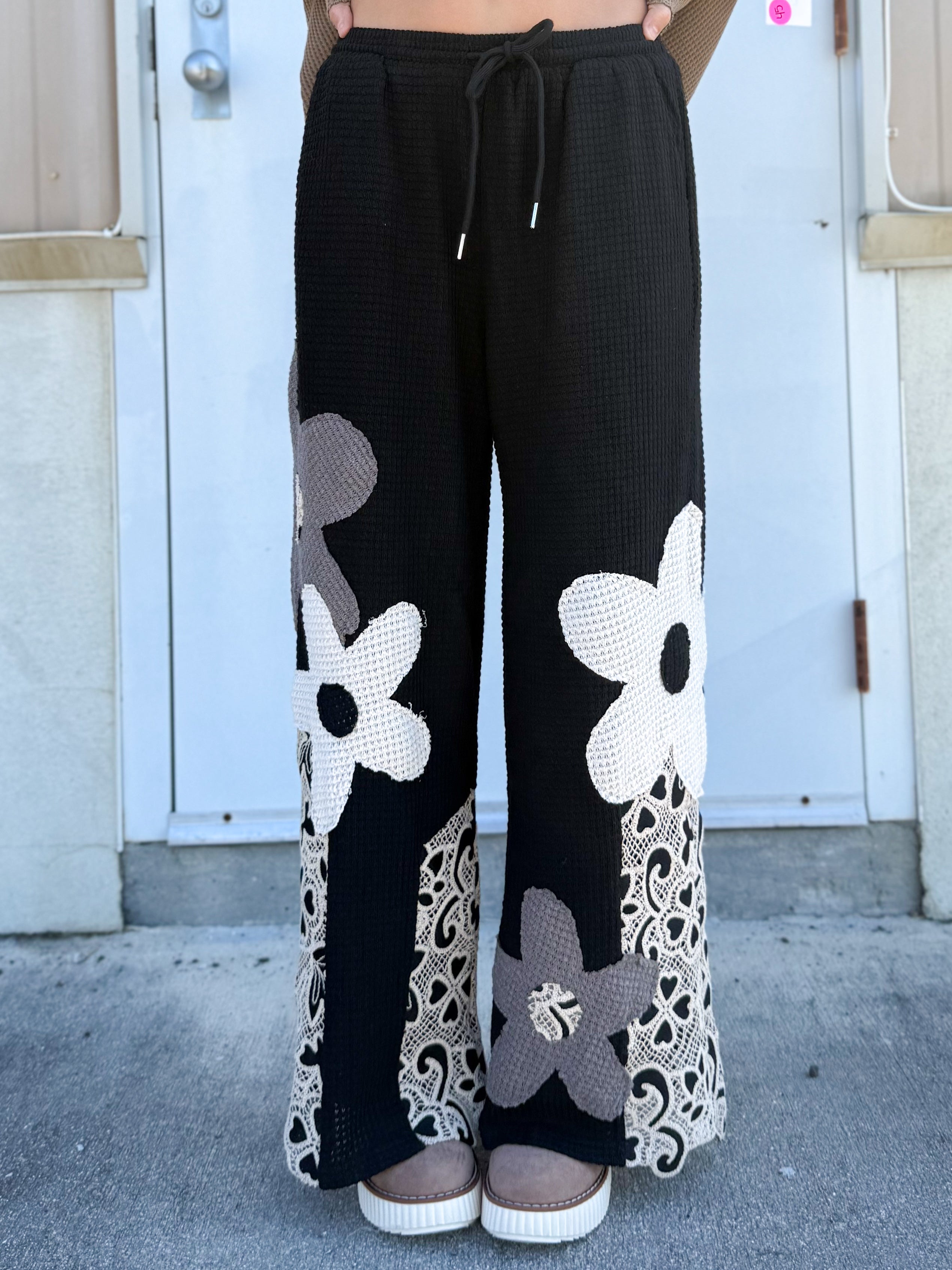 On a Whim Pants-150 PANTS-Davi & Dani-Heathered Boho Boutique, Women's Fashion and Accessories in Palmetto, FL