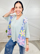 Petal Perfection Top-110 Short Sleeve Top-Easel-Heathered Boho Boutique, Women's Fashion and Accessories in Palmetto, FL