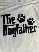 The Dogfather Graphic Tee-130 Graphic Tees-Heathered Boho-Heathered Boho Boutique, Women's Fashion and Accessories in Palmetto, FL