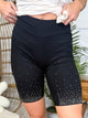 Sparkle or Shine Biker Shorts-160 shorts-Vocal-Heathered Boho Boutique, Women's Fashion and Accessories in Palmetto, FL