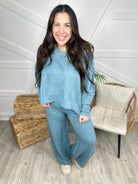 RESTOCK: Coastline Sweater Set-240 Activewear/Sets-Rae Mode-Heathered Boho Boutique, Women's Fashion and Accessories in Palmetto, FL