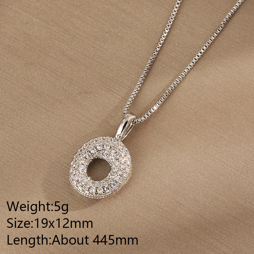 All About YOU Initial Necklace-310 JEWELRY-NIHAO JEWELRY-Heathered Boho Boutique, Women's Fashion and Accessories in Palmetto, FL