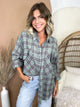 Restock: Plaid Intentions Button Down Top-120 LONG SLEEVE TOPS-HEIMISH-Heathered Boho Boutique, Women's Fashion and Accessories in Palmetto, FL