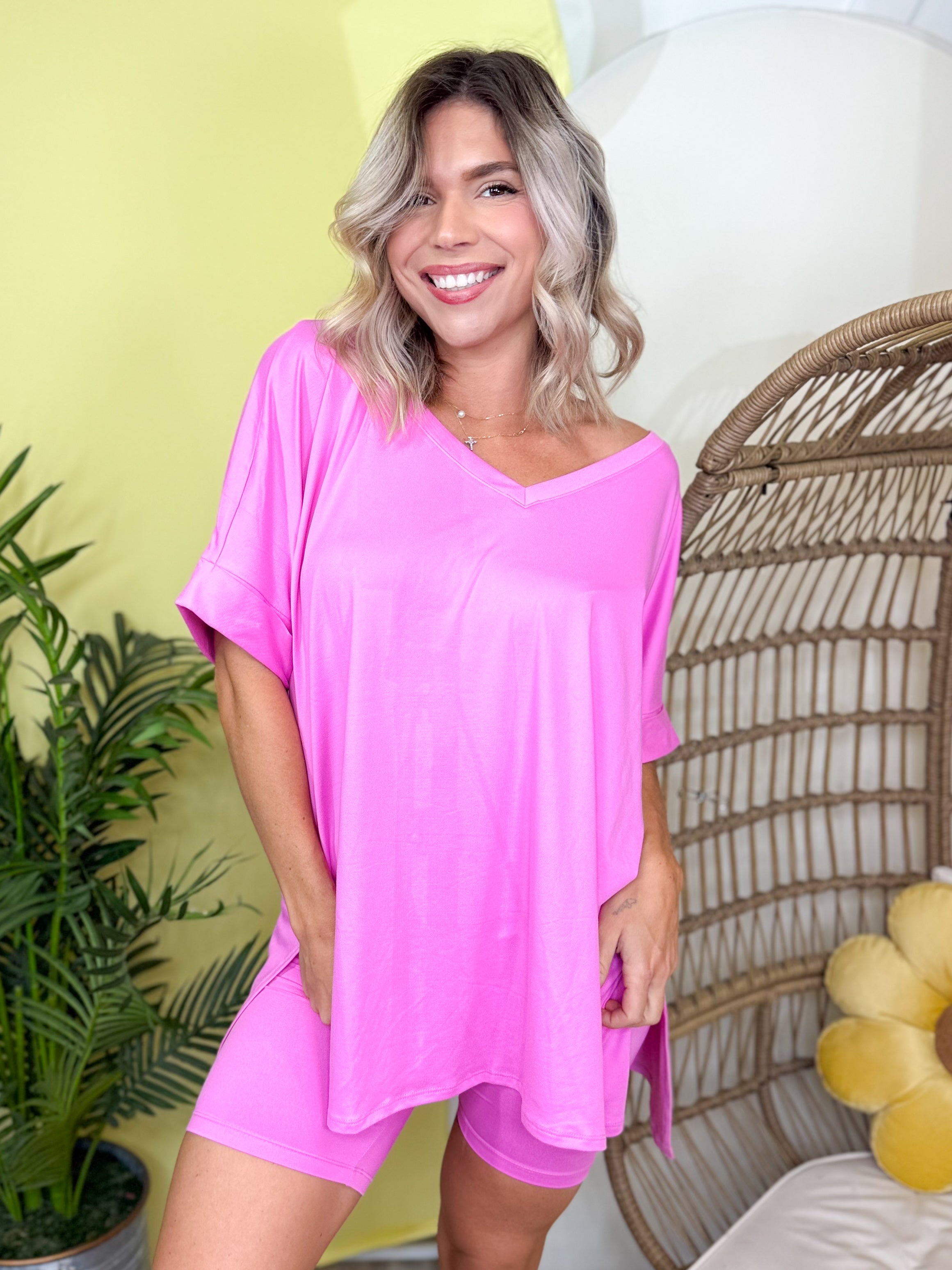 Restock: Keep It Real Set-240 ACTIVEWEAR/SETS-ZENANA-Heathered Boho Boutique, Women's Fashion and Accessories in Palmetto, FL